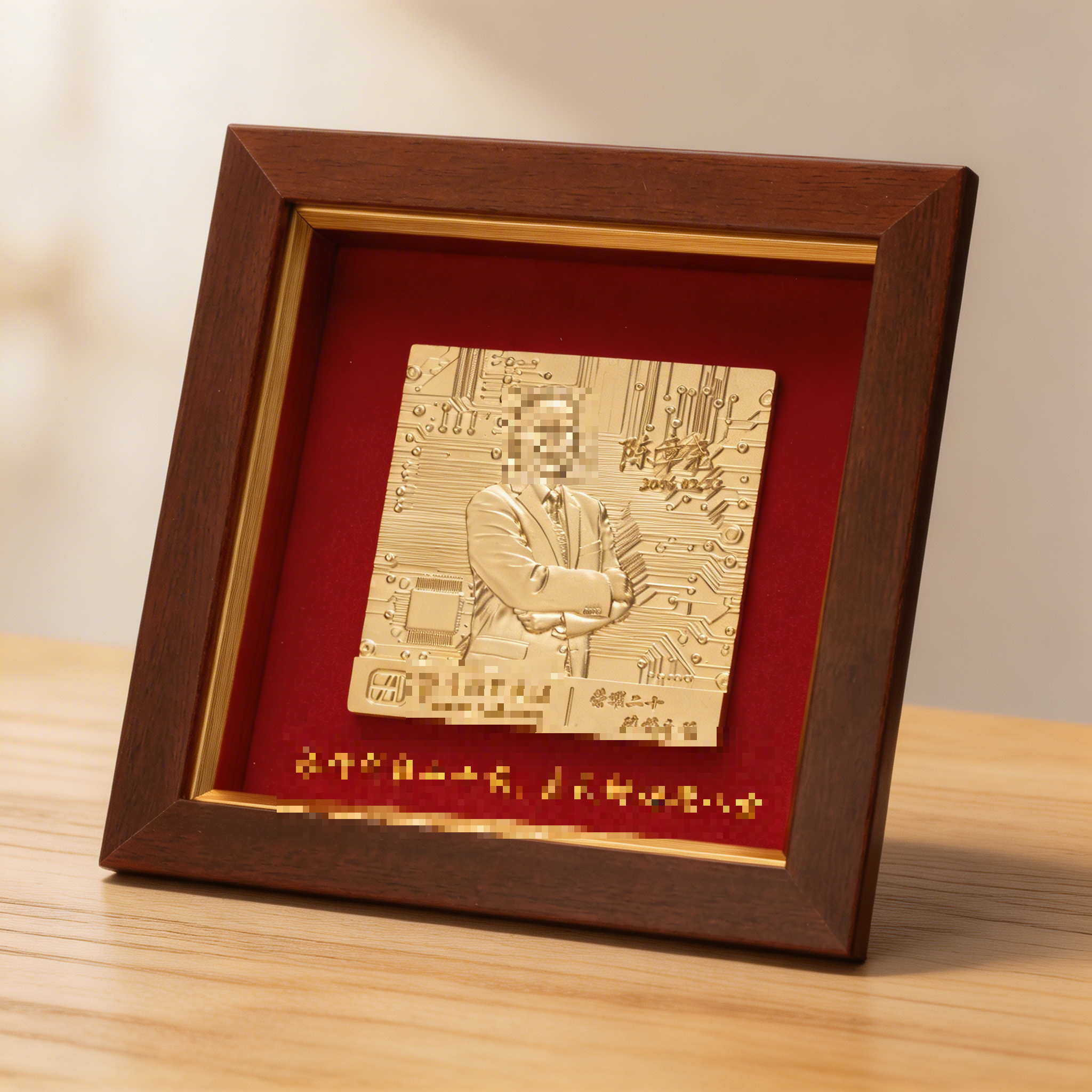 Honoring 20 Years of Contribution: Custom Relief for Retirement Recognition