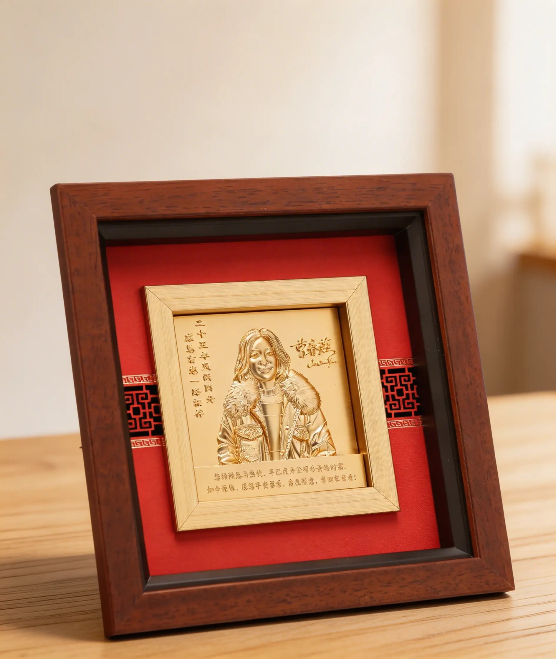 Female honor tribute relief case