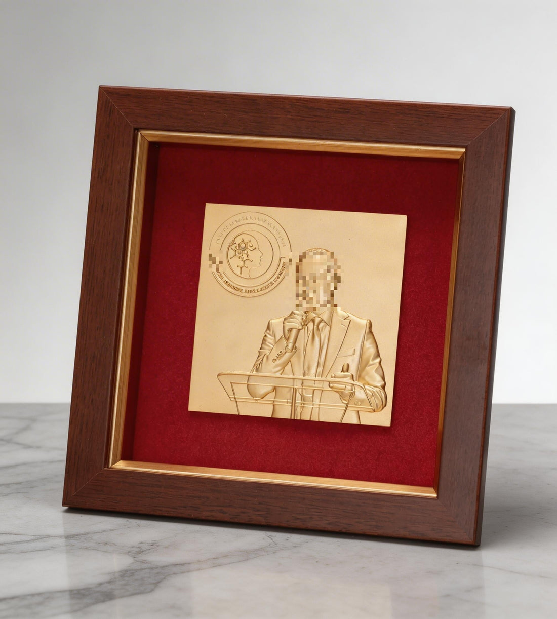 Turning a Defining Moment into Art: Custom Relief for a Corporate Speaker